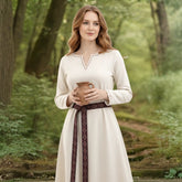 FREYA Cotton Natur - Sous-robe médiévale viking en coton