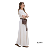ELVAS — Natural Off-White Cotton Canvas Viking Underdress