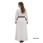 FREYA Cotton Natur - Sous-robe médiévale viking en coton
