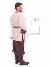CARA Cotton Natur Tunic – Medieval & Viking Men’s Tunic