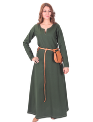 FREYA Cotton Green -  Medieval Viking Underdress