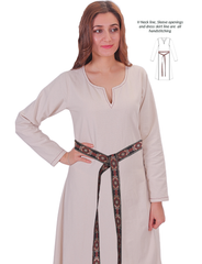 FREYA Cotton Natur - Cotton Medieval Viking Underdress