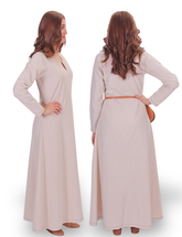 FREYA Cotton Natur - Mittelalterliches Wikinger-Unterkleid aus Baumwolle