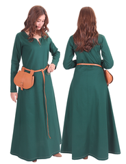 FREYA FCotton orest Green - Medieval Viking Underdress