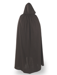 HERO Black - Cape à capuche médiévale viking pour femme