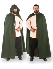 HERO Green - Men's Medieval Viking Hooded Cloak