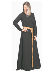 LENA Cotton Black - Medieval Viking Underdress