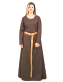 LENA Cotton Brown - Medieval Viking Underdress
