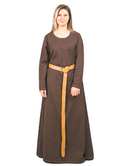 LENA Cotton Brown - Medieval Viking Underdress