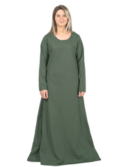 LENA Cotton Green - Medieval Viking Underdress