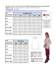 SARA Cotton Black - Women's Medieval Viking Cotton Canvas Tunic