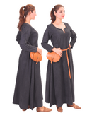 Wilma Wool Grey – Wool Medieval Viking Women Dress