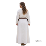 FREYAS Medieval Viking Underdress - 100% Cotton Canvas | Handmade | S-10XL
