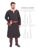 ODIN Natural - Mittelalterliche Wikinger-Tunika aus Baumwollcanvas für Herren 