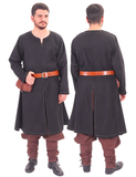 ODIN Natural - Mittelalterliche Wikinger-Tunika aus Baumwollcanvas für Herren 