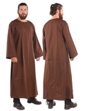 GAIRUS Cotton Brown – Medieval Viking Cotton Gown