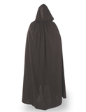 HERO Black - Cape à capuche médiévale viking pour femme 