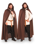 HERO Brown - Men's Medieval Viking Hooded Cloak