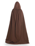 HERO Brown - Cape à capuche médiévale viking pour femme 