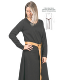 LENA Cotton Black - Medieval Viking Underdress