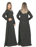 LENA Cotton Black - Medieval Viking Underdress