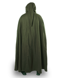 LORD Wool Unisex Khaki WOOL Cloak - Medieval Viking Hooded Cloak and Capes for Women and Men