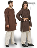 THOR Cotton Canvas Brown Tunic - Men's Medieval, Viking & Larp Tunic